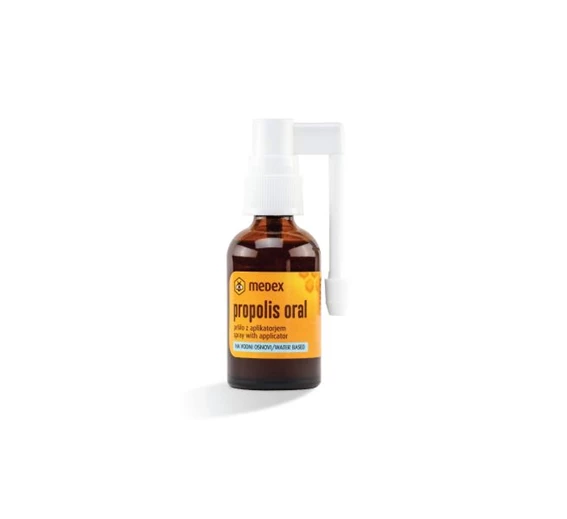 Propolis Oral pršilo na vodni osnovi z aplikatorjem Medex, 30 ml