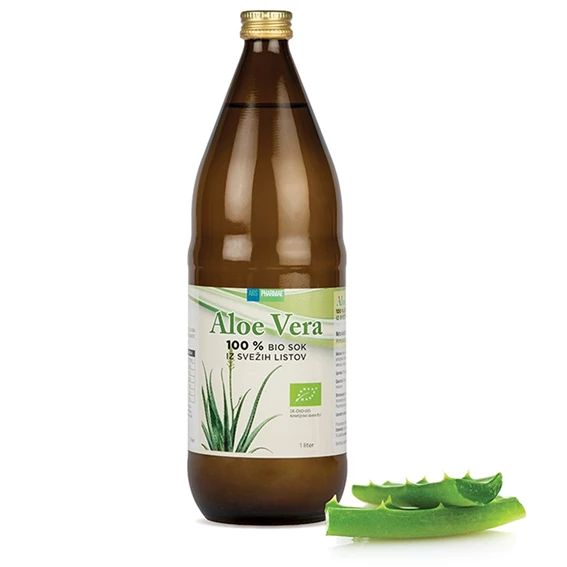 Aloe vera 100% bio sok, 1L