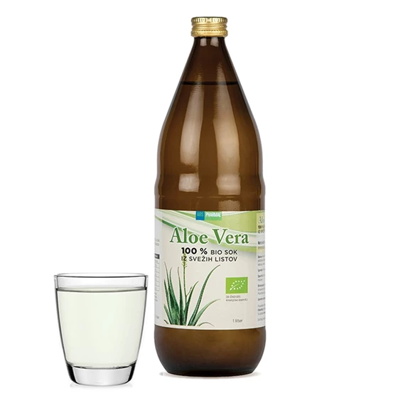 Aloe vera 100% bio sok, 1L