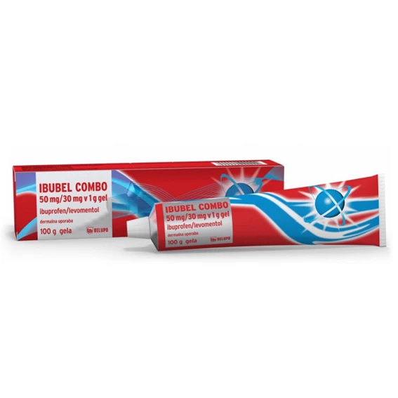 Ibubel COMBO 50mg/30mg v 1 g, gel v tubi, 100 g