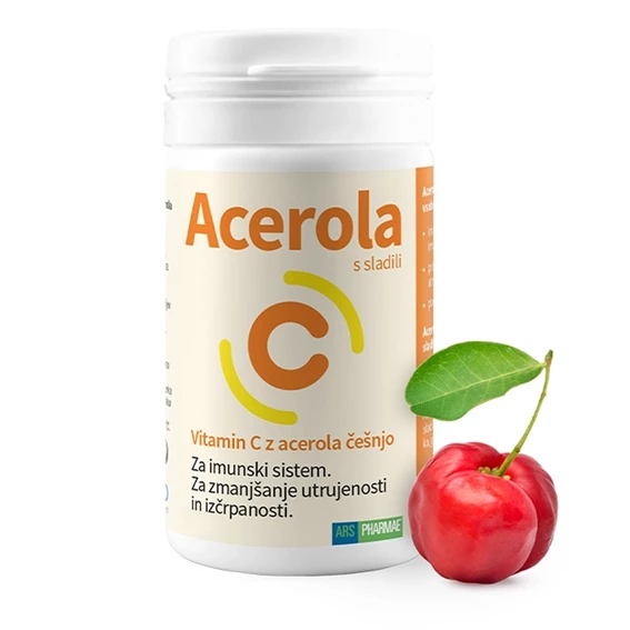 Acerola Vitamin C, 90 žvečljivih tablet