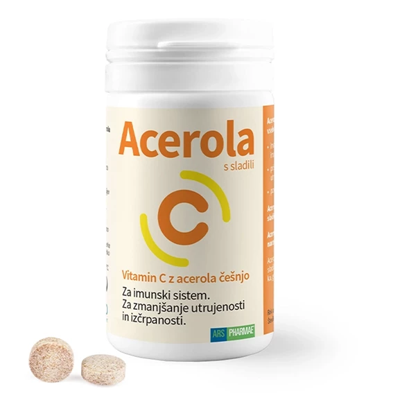 Acerola Vitamin C, 90 žvečljivih tablet