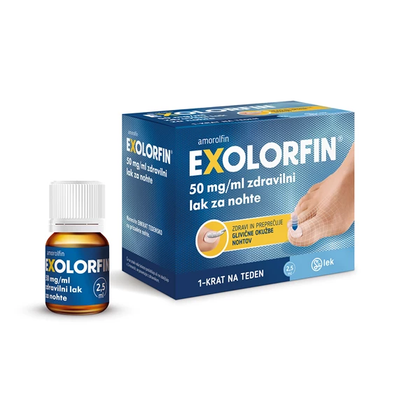 Exolorfin 50 mg/ml zdravilni lak za nohte
