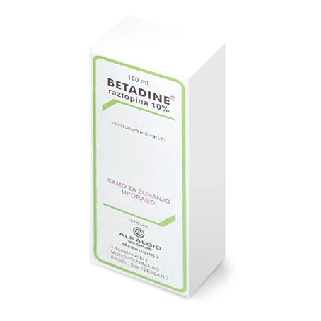 BETADINE 100 mg/ml, dermalna raztopina,100 ml