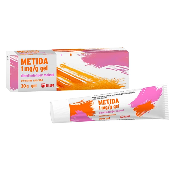 Metida1mg/g, gel v tubi, 30 g