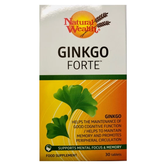 Natural Wealth Ginkgo Forte, 30 tablet