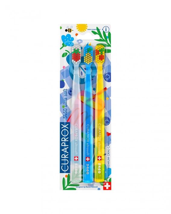 Curaprox CS 5460 Picnic Edition, 3 zobne ščetke