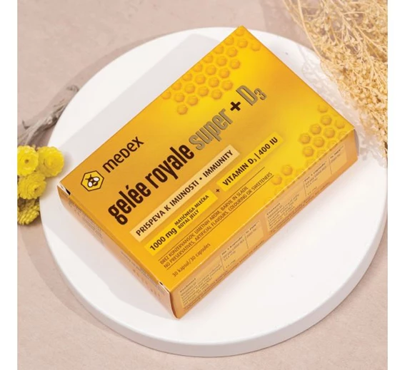  Gelee royale super +D Medex, 30 kapsul