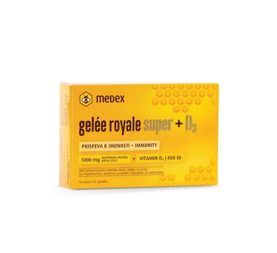  Gelee royale super +D Medex, 30 kapsul