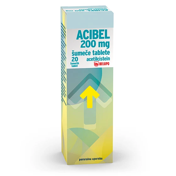 Acibel 200 mg, šumeče tablete (20 tablet)