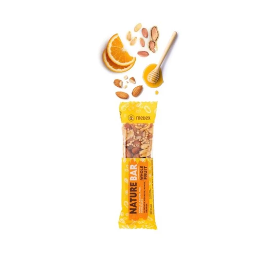  Nature bar ploščica - pomaranča Medex, 40 g