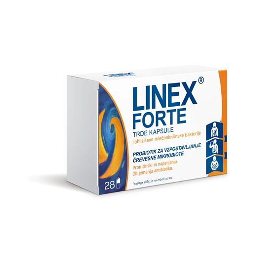 Linex forte trde kapsule, 28 kapsul