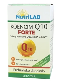 Nutrilab koencim Q10 Forte 50 mg, 60 kapsul