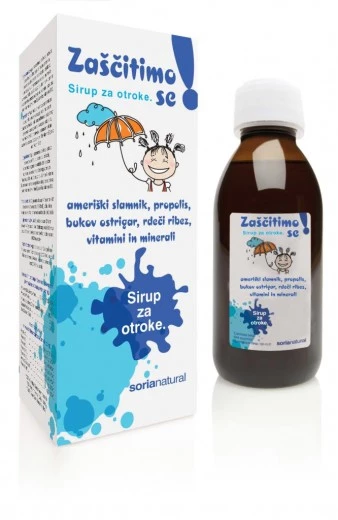 Soria Natural Zaščitimo se, sirup za otroke,150 ml