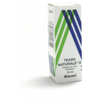 Tears Naturale II kapljice za oko, raztopina, 15 ml