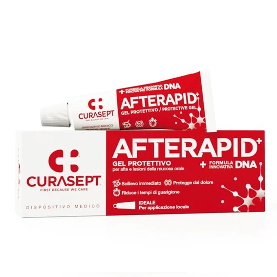Curasept Afterapid+, oralni zaščitni gel, 10 ml