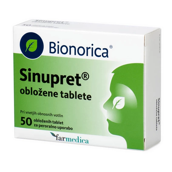 Sinupret, 50 obloženih tablet