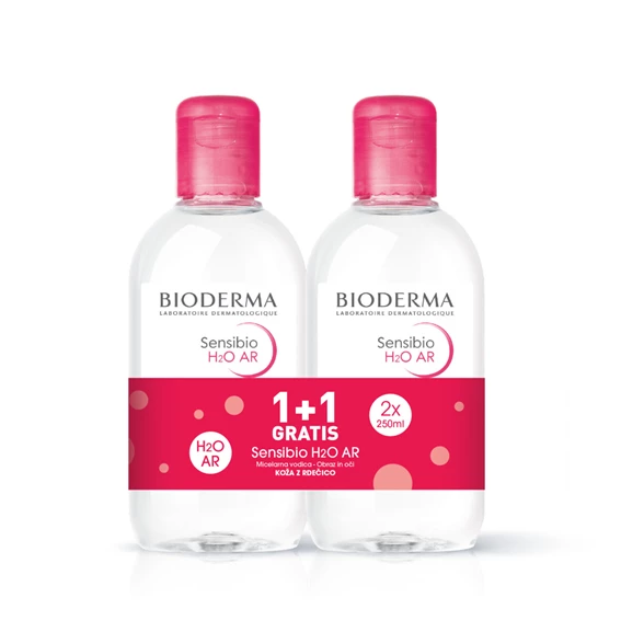 Bioderma Sensibio H2O AR micelarna voda 250 ml 1+1GRATIS