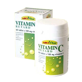 Amos Vital Vitamin C 180 mg retard tablete, 60 tablet