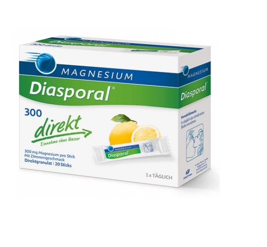 Magnesium-Diasporal 300 mg Direkt, 20 vrečic