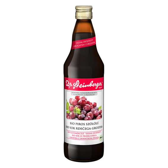Dr. Steinberger - BIO sok iz rdečega grozdja, 750 ml
