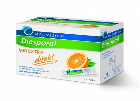 Magnesium-Diasporal 400 mg Extra Direkt, 50 vrečic