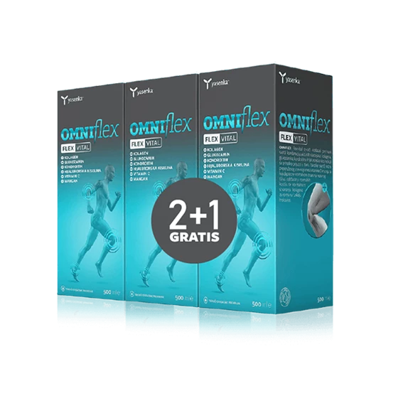 Yasenka Omniflex Flexvital tekočina, 500 ml (2 + 1 gratis)