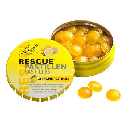 Bach Rescue, pastile limona, 24 pastil