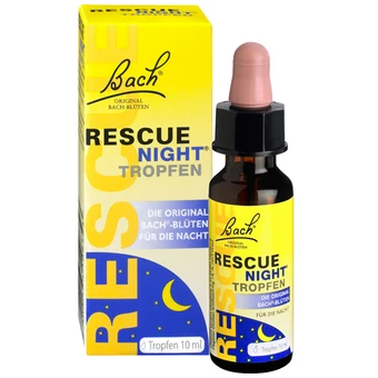 Bach Rescue Night, kapljice brez alkohola, 10 ml