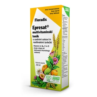 Floradix Epresat Energetikum Multivitamin tonik, 250 ml