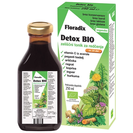 Floradix Bio Detox tonik, 250 ml