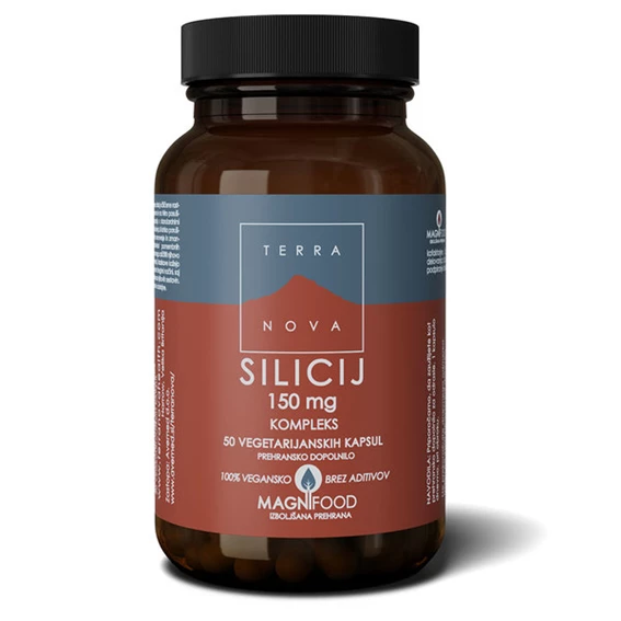 Terranova Silicij 150 mg kompleks, 50 kapsul