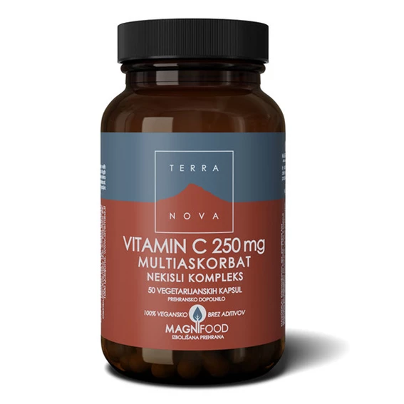 Terranova Vitamin C 250 mg kompleks, 100 kapsul