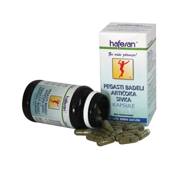 Hafesan Pegasti badelj + Artičoka + Sivka, 60 kapsul