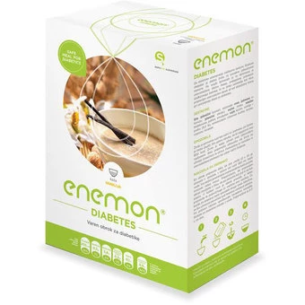 Enemon Diabetes vanilija vrečka, 10 x 30 g