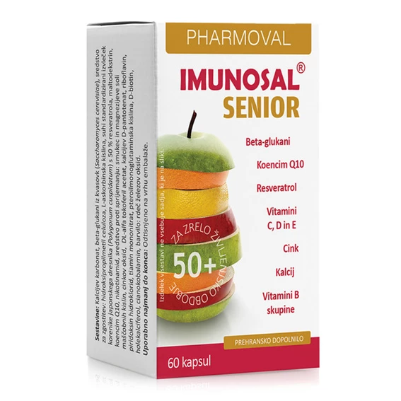 Imunosal Senior kapsule, 60 kapsul