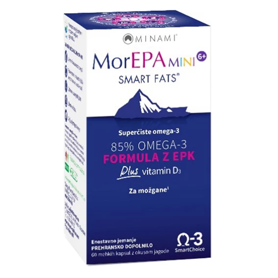 MorEPA Mini 6+, 60 kapsul