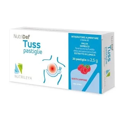Nutridef Tuss pastile – okus malina, 20 pastil