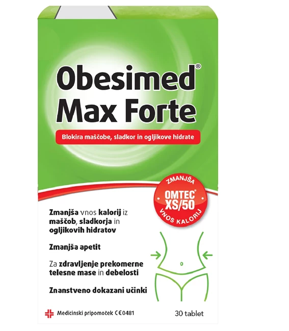 Obesimed Max Forte tablete, 30 tablet