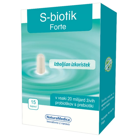 S-biotik Forte kapsule, 15 kapsul
