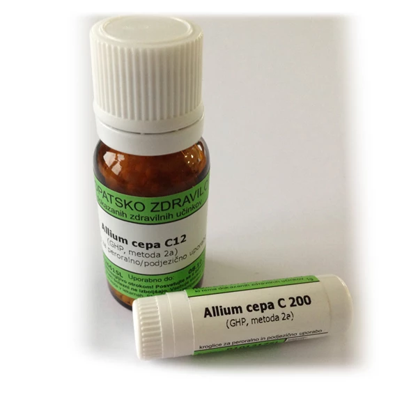 Allium cepa C12 homeopatske kroglice, 1 g