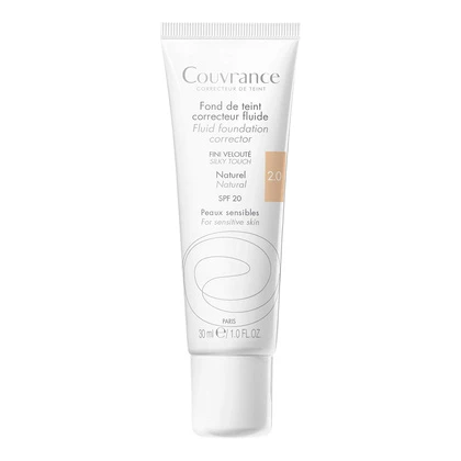 Avène Couvrance korektivni tekoči puder (02 naturel), 30 ml