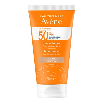 Avène Sun obarvana krema, zelo visoka zaščita pred soncem ZF50+, 50 ml