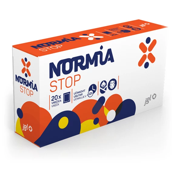 Normia STOP vrečke, 20 vrečk