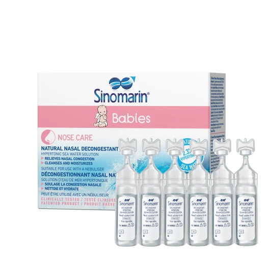 Sinomarin Dojenčki 2,3% hipertonični nosni dekongestiv, ampula 18 X 5 ml