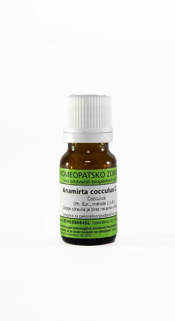 Anamirta cocculus C30 homeopatske kroglice, 10 g