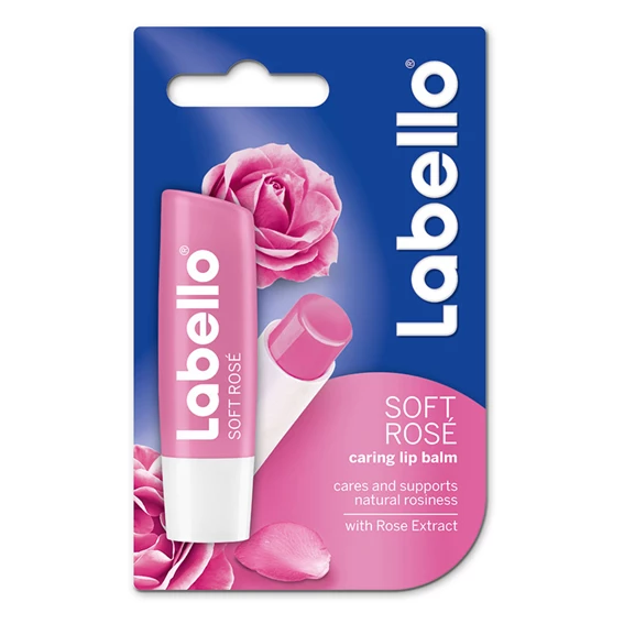 Labello Soft Rose, balzam za ustnice 4,8 g