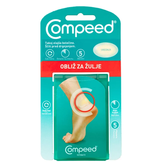 Compeed, obliži za žulje - srednji 5 obližev