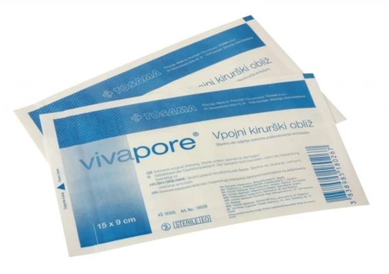 Vivapore, sterilne obloge 10 x 9 cm 50 obližev