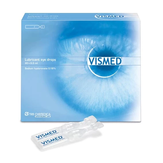 Vismed enoodmerne kapljice za oči 20 x 0,3 ml